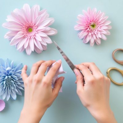 Cách Làm Hoa Cúc Bằng Vải Lụa – Biến Tấm Vải Thành Nghệ Thuật 3 Cách làm hao cúc bằng vải lụa