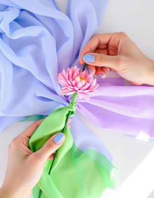 Cách Làm Hoa Cúc Bằng Vải Lụa – Biến Tấm Vải Thành Nghệ Thuật 6 Cách làm hoa cúc bằng vải lụa